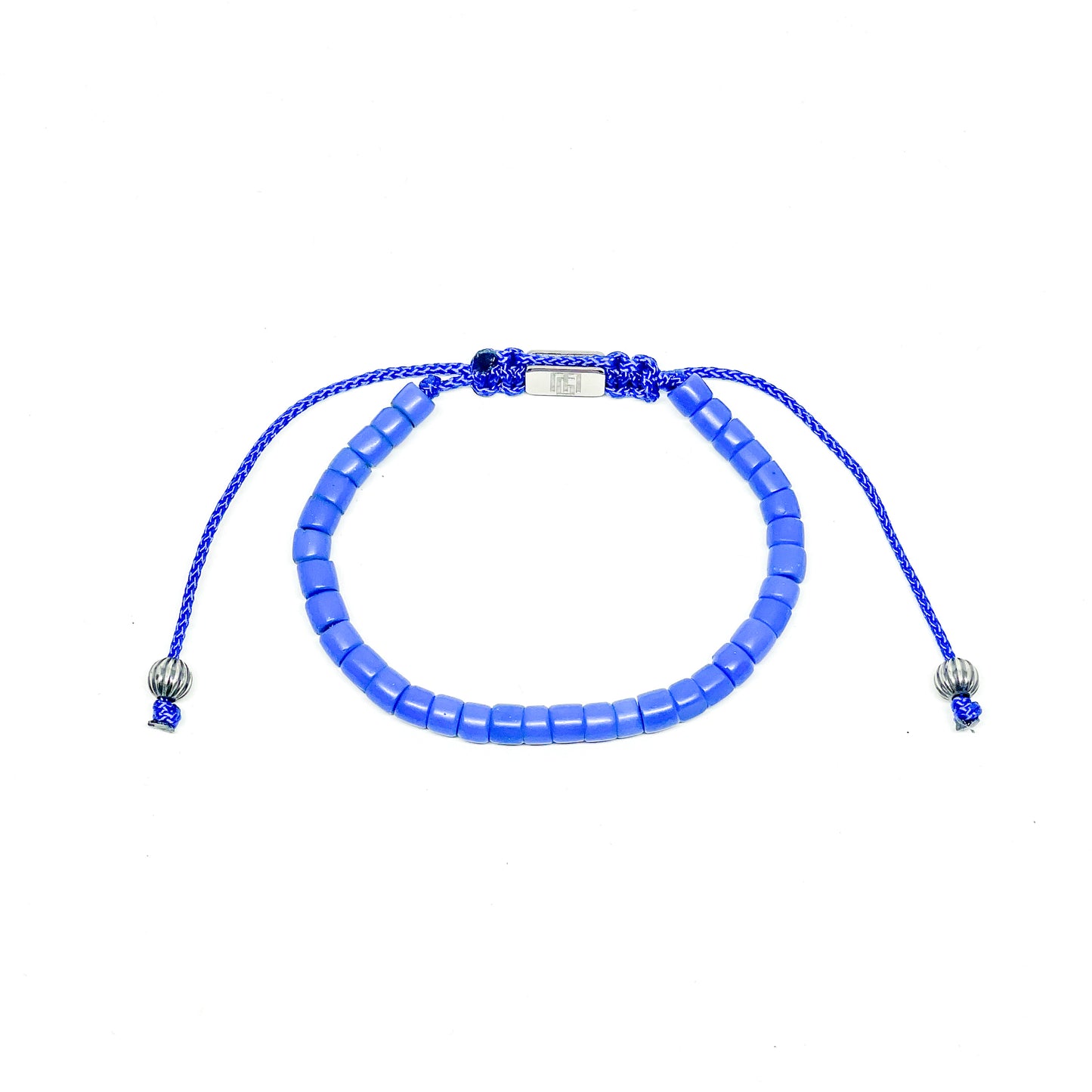 Sodalite and Blue Maasai bracelets drawstring stainless steel lock. Adjustable and stretchy Men’s Bracelets.