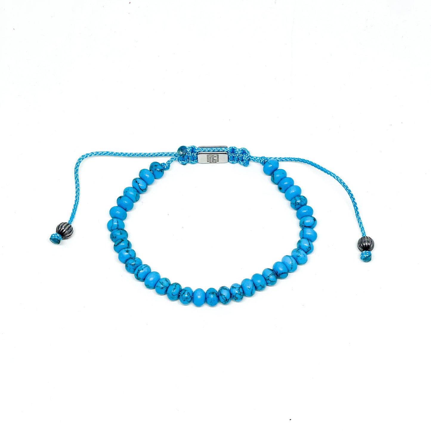 Magnesite Turquoise Men’s Bracelet.