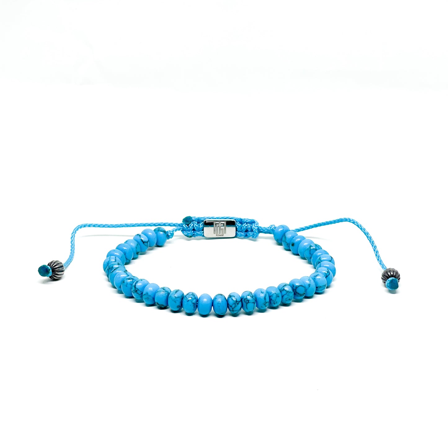 Magnesite Turquoise Men’s Bracelet.