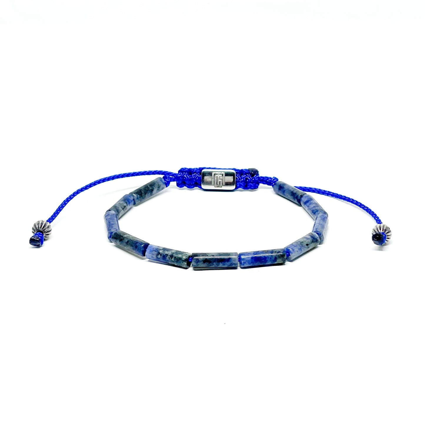 Men’s Bracelet With Sodalite And Stainless Steel.