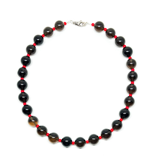 Smoky Quartz Men’s Necklace.